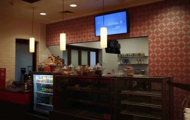 Cafe Counter Digital Signage Screen